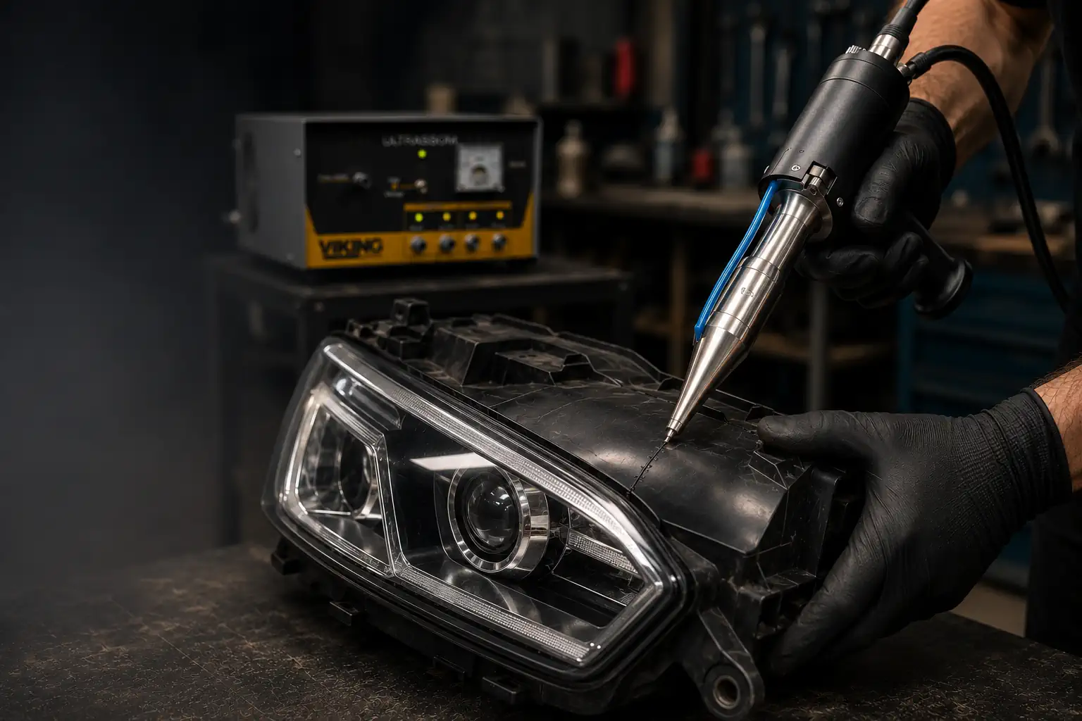 Pistola Ultrassônica reparo partes automotivas