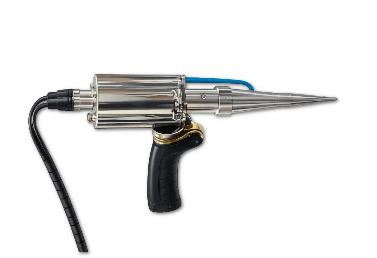 Viking PoliWeld — pistola portátil de solda ultrassônica de plásticos