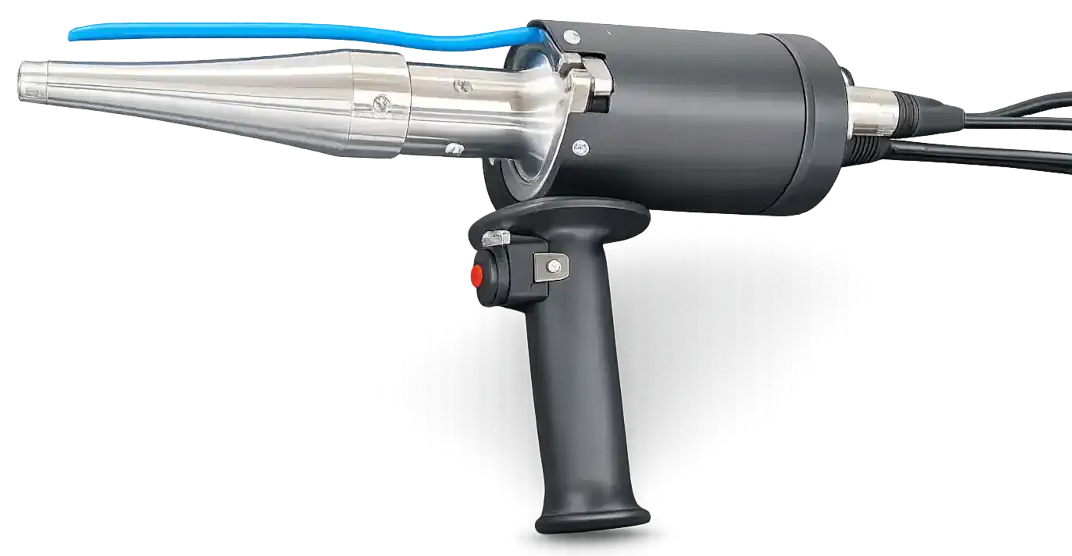 Viking PoliWeld — máquina ultrassônica portátil para solda de plásticos